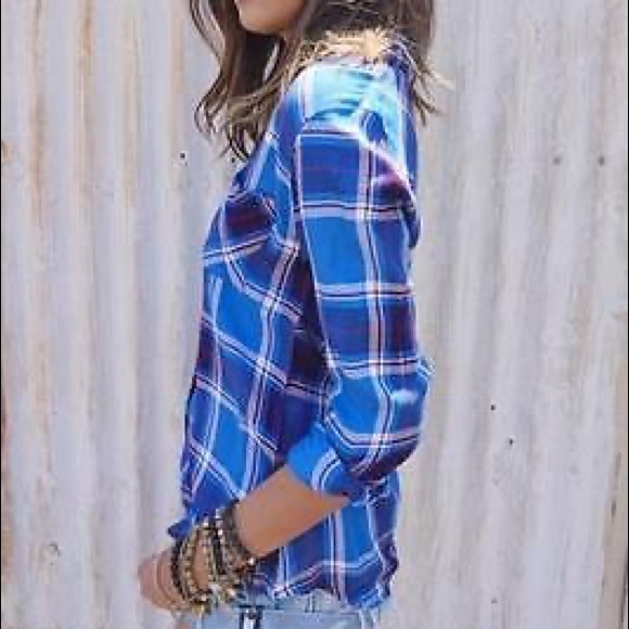 Rails | Hunter Santorini/ Royal Button Down - Picture 3 of 8